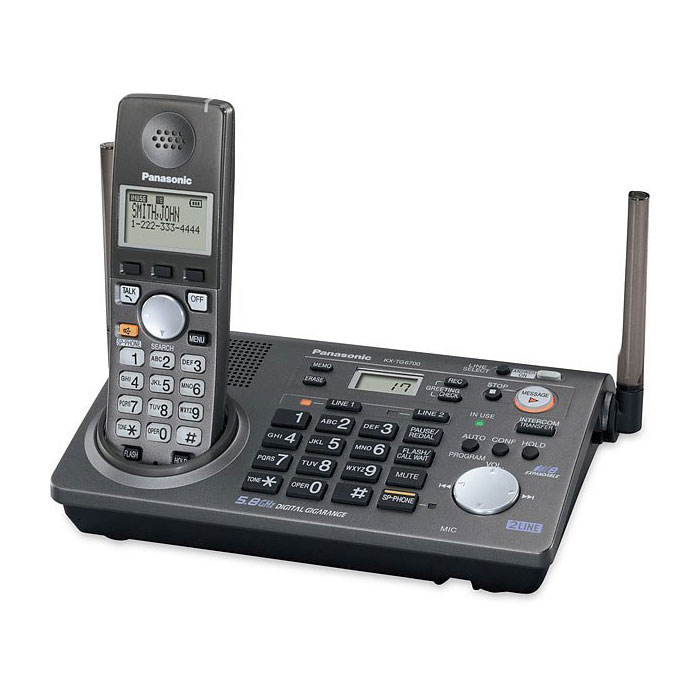 گوشی تلفن بی سیم پاناسونیک مدل Panasonic-KX-TG6700