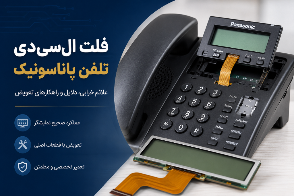 فلت ال‌سی‌دی تلفن پاناسونیک